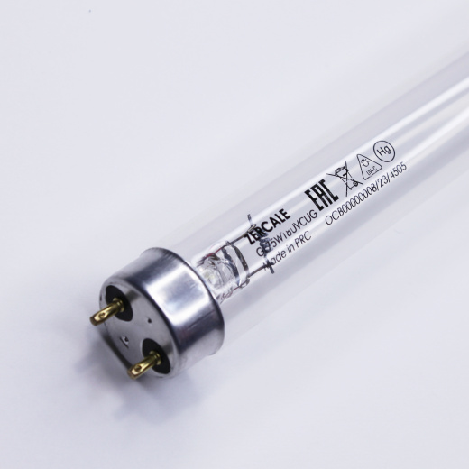 Бактерицидные лампы с увиолевым стеклом Zercale Uviol Glass